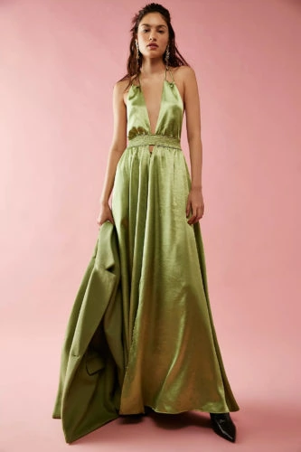 Long-Sleeve Lace Midi Dress