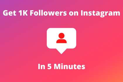 1k Followers On Instagram