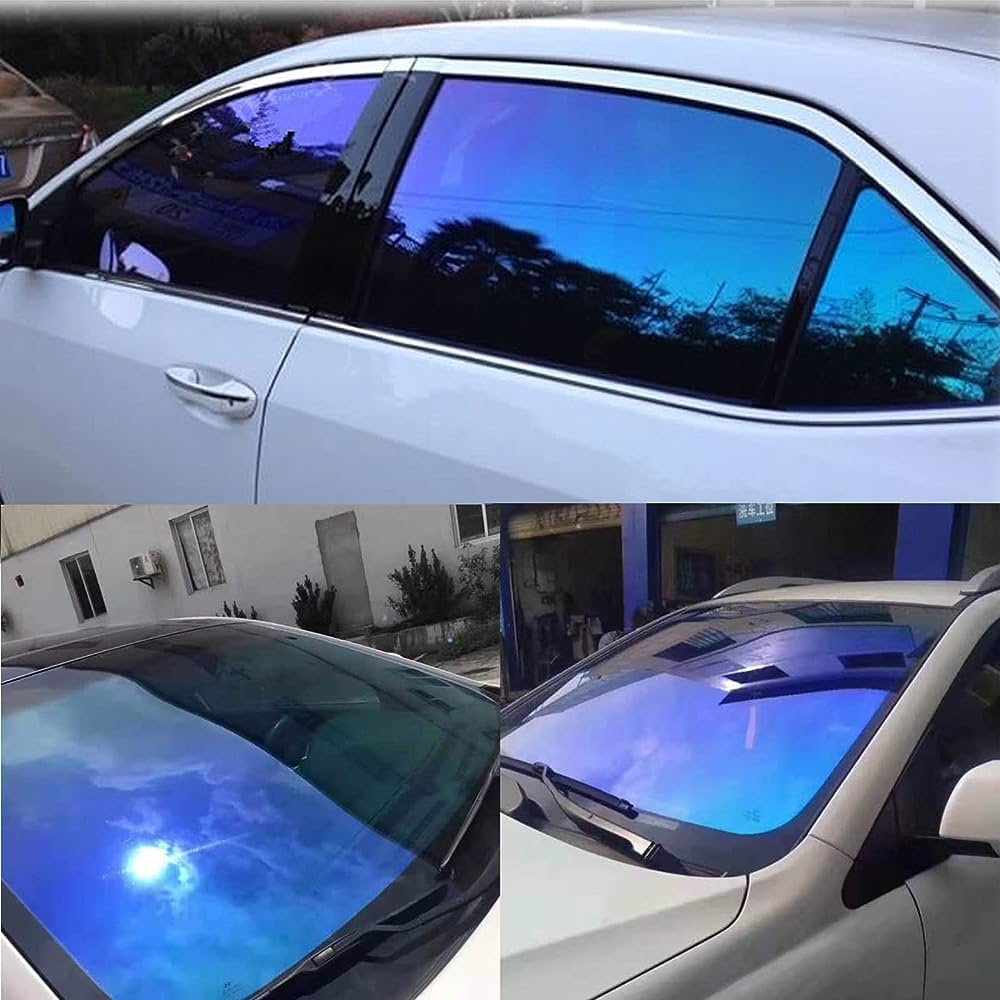 Blue Film for Car Windows